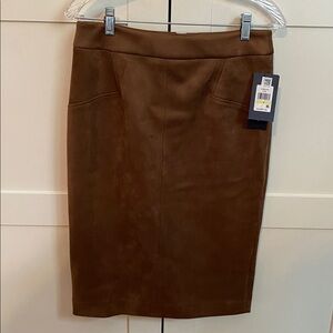 Tommy Hilfiger Brown Pencil Skirt